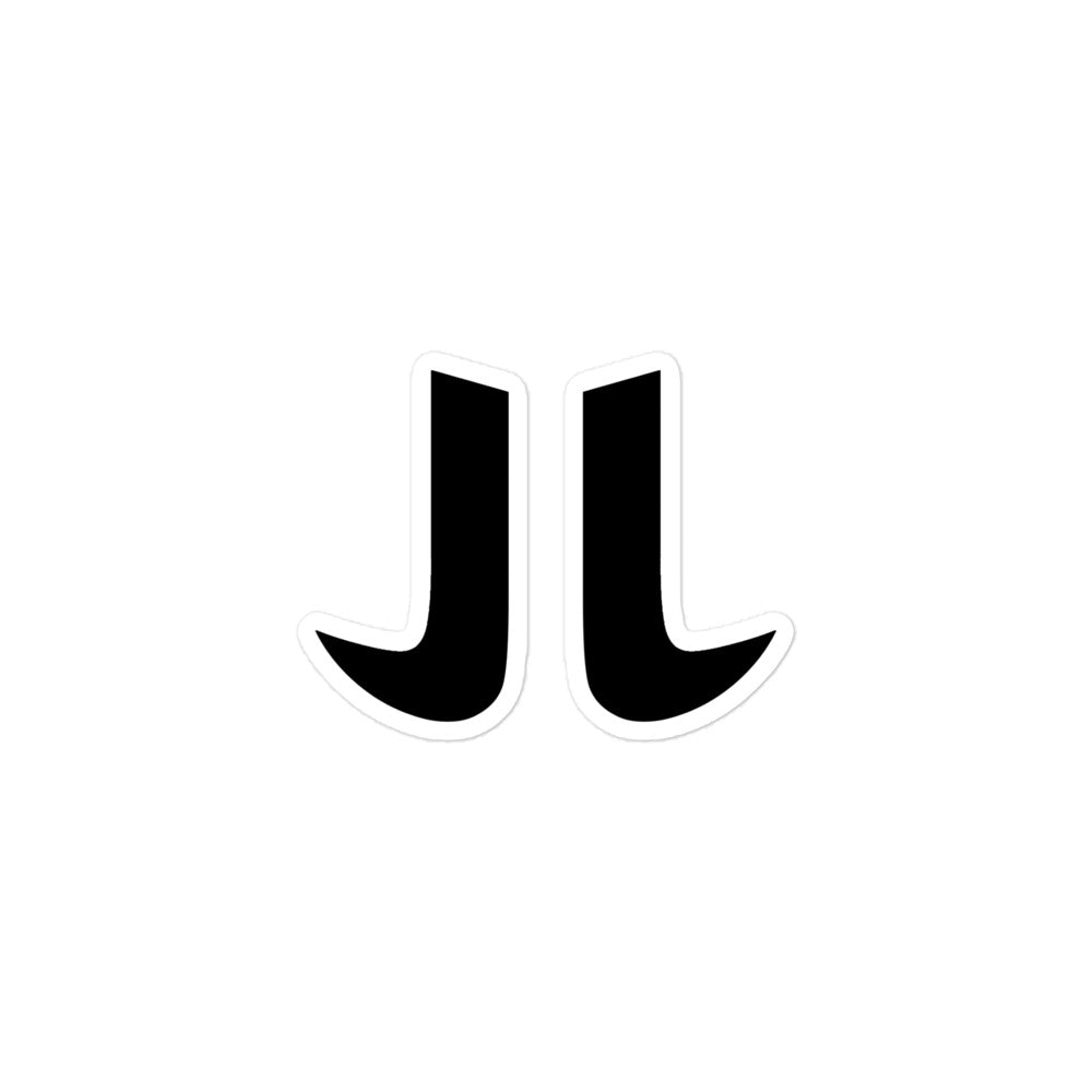BLACK JL STICKER