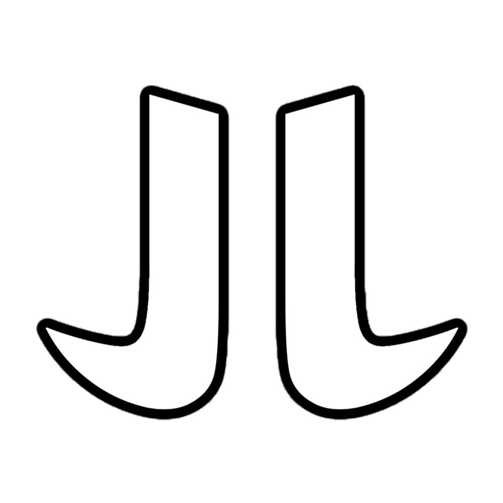 WHITE JL STICKER