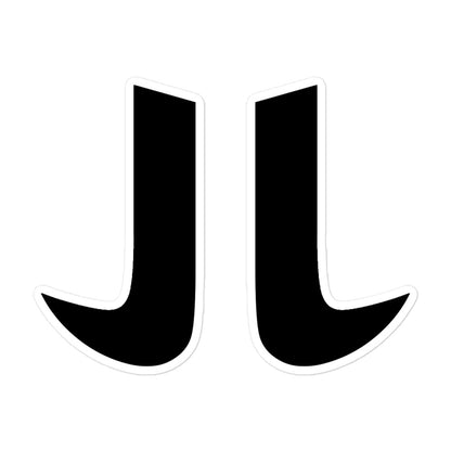 BLACK JL STICKER